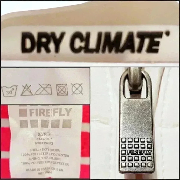 Firefly White Hooded Jacket XL – Light Layer for Snowbirds – NWT -- Minor Marks - Picture 11 of 13